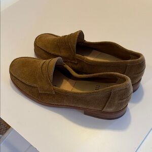 Todd SnyderX Sanders Edwin Brown Suede Loafers Sz 10.  NWOB. Tub4